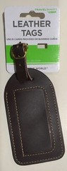 Travelsmart Conair Leather Luggage Tag High Quality Insert Business Card