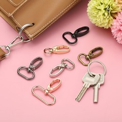14 Pcs Swivel Key Hooks, 4/5&Prime; Gold Metal Hooks