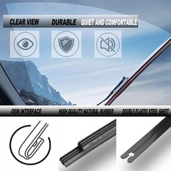 ATTKE OEM Quality Front Windscreen Wiper Blades for Jeep Wrangler 2007-2018 1…