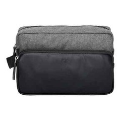 NWT DOCKERS Men&rsquo;s Top Zip Toiletry Travel Organizer Kit Gray & Black
