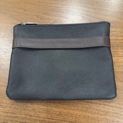 Georg Jensen x EVA Air Amenity Kit/Toiletry Bag Black/Brown