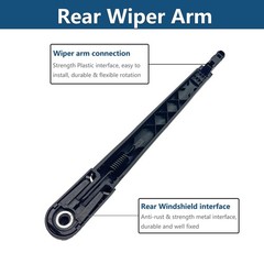 Rear Windshield Wiper Arm Blade Set for Kia Sedona 2015-2021, Kia Telluride 2…