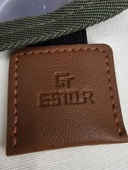 Estour Toiletry Bag Mens Zipper Pouches Army Green Roll Up