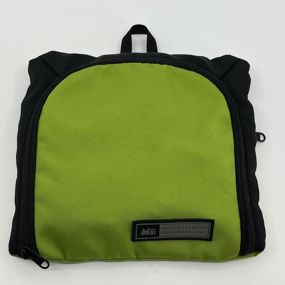 REI Toiletry Bag Unisex Black Green Travel Organizer Hanging Zip Pouch Y2K 2007