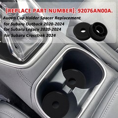 Auovo Cup Holder Spacer Replacement Fit for Subaru Outback Legacy Big, Black