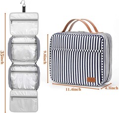 Stylish Hanging Toiletry Organizer – Waterproof & Space-Saving Design for Travel