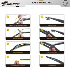 Toyota Prius Wiper Blade Replacement Set 26&Prime;+19&Prime;+16&Prime; – OEM Quality Parts