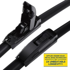 22&Prime; Windshield Wiper Blades for F150, Silverado, Sierra, RAM – 2 Pack