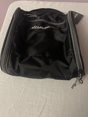 Eddie Bauer Travex Hanging Kit Toiletry Bag Travel Organizer w/ Hook, Black