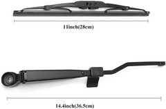 Rear Windshield Wiper Arm & Wiper Blade Set for Jeep 1998-2004 Grand Cherokee…