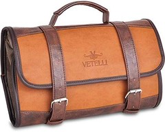 Hanging Leather Toiletry Bag for Men, Perfect For Travel and a Fantastic Gift