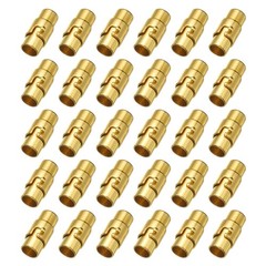 For 30 Pieces Lanyard Carabiners, Magnetic Closures 0.24&Prime; Gold