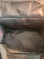 Travel Bag Gray Hanging Toiletry Bag Organizer w/ Hook & Zipper Compartments