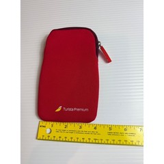 Iberia Turista Premium Red empty Neoprene Pouch Case Bag Small