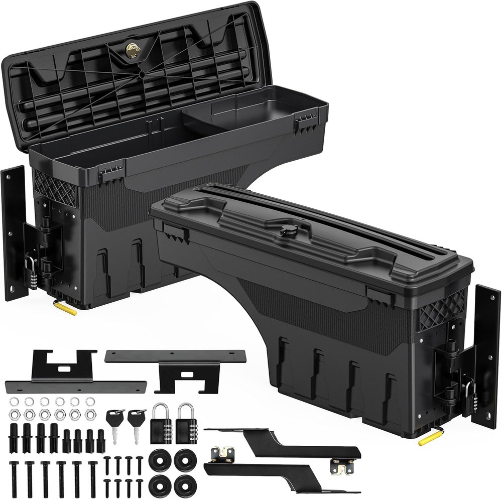 oEdRo Truck Bed Storage Tool Box Ford F150 2015-2026 Pair
