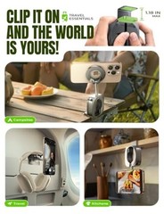 Airplane Travel Essentials for Women Men Phone Holder Cruise Must Haves Black