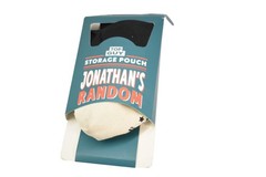 Top Guy Jonathan Storage Pouch Beige Canvas Organizer Bag Random Stuff Gift