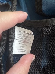 L.L. Bean Blue Personal Organizer Hanging Toiletry Bag Camping Travel Gym