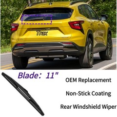 Rear Wiper Blade Replacement for Chevrolet Chevy Trax 2024 2025 2026 Exact Fit A