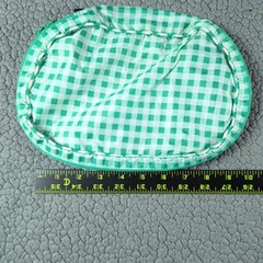 BAGGU Gingham Packing Cubes Red Green Set Of 2 Recycled Nylon Travel Organizer
