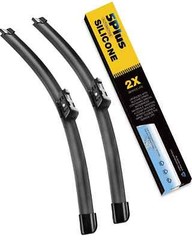 Silicone Windshield Wipers 26&Prime; & 19&Prime; for Tesla Model 3 Model Y Audi A3 S3
