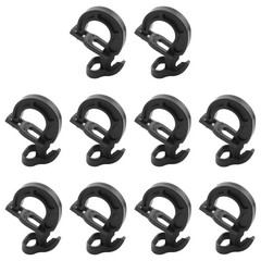 DGHAOP 10pcs Plastic Shock Cord Hooks, Elastic 1/4&Prime;, « 5/16 », « 3/8 » inches