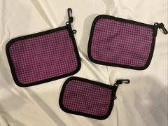 ONE Tom Bihn Small Accessory Pouch, NWOT, Ultraviolet, Discontinued Color FABRIC
