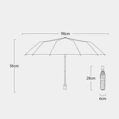 Land Rover Automatic Car Umbrella