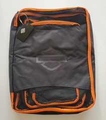 Harley Davidson Travel Packing Cubes Mesh Storage Bags 6 Zippered Bags Black NEW