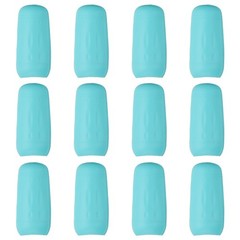 12Pcs Silicone Bottle Covers for Travel Essentials Blue