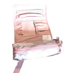 Set of 2 Brightroom Hanging Travel Organizer and Jewelry Bag Pink New