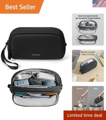 Medium 1.8L Travel Pouch for Cables & Accessories – Water-Resistant Design