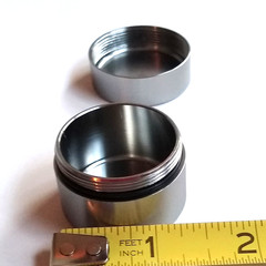 Waterproof Stainless Steel Pill-Medicine Stash Sealing Container Jar