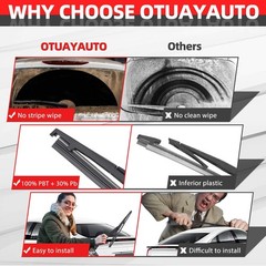 Replacement Rear Windshield Wiper Arm Blade Set for KIA Sportage 2011-2016