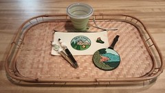 The Patched Pouch – Wilderness Hike – Travel accessory Custom Gift Set GET LOST