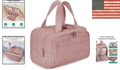 Puffy Cosmetic Travel Bag with Four Compartments – Essential Organizer for Women