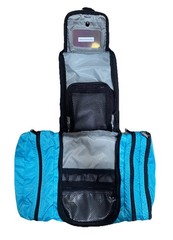 eBags Pack-it-Flat Toiletry Cosmetic Bag Kit Hanging Travel Aqua – NWOT