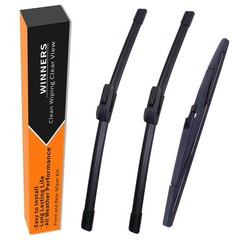 WINNERS Windshield Wiper Blades for 2024-2025 Chevy Trax – Front & Rear Set, …