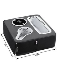 KEMIMOTO Back Seat Cup Holder for Car, Couch Holder, Car Large, Black