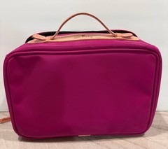 Jon Hart Premium « Large Travel Kit » bag, Berry Pink Color, New With Out Tags