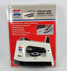 VTG American Tourister Franzus T-65CI Travel Electric Steam Travel Iron NEW NOS