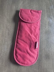 Baggallini Red Curling Iron Cover Flat Iron Hot Tools Heat Resistant Bag New