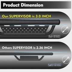Powder Coated Running Boards Side Steps For 2018-2025 Jeep Wrangler JL 4 Door