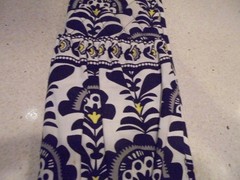 Vera Bradley Fanfare heat resistant travel cover for curling/flat iron perfect!