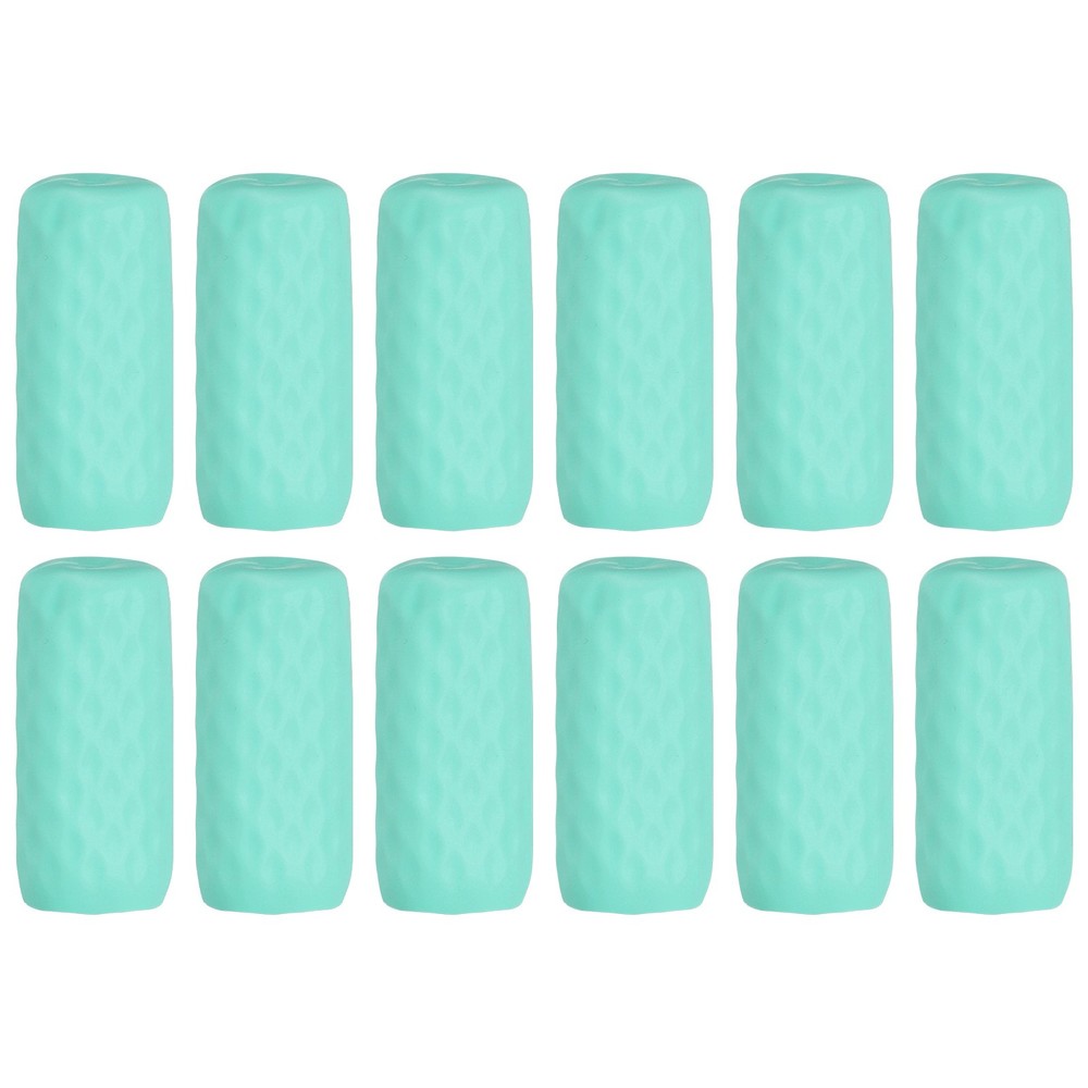 12 Pcs Silicone Bottle Covers for Travel, Green