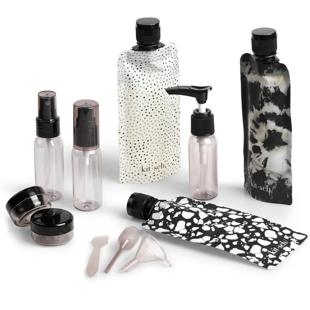 11 PCS Travel Containers for Toiletries – Travel Essentials Kit for Shampoo, …