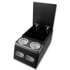 Universal Car Center Console Organizer with Cup Holder& Phone Holder, Rear Bench