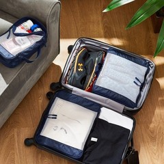 3 Piece Packing Cubes Lightweight Travel Organizers Zippered Storage Luggage New