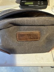 Emissary Toiletry Bag Canvas and Leather