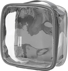 Clear TSA Approved 3-1-1 Travel Toiletry Bag for Carry On/Quart Size Transparent